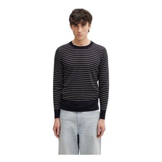 Wales Bonner Maglieria Girocollo Ashby - - Knitwear - Uomo - Blu - L