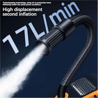 OEM Inflador De Neum&aacute;ticos Port&aacute;til E Inteligente Con Pantalla Digital Y Luz, Apto Para Coches, Motocicletas, Bicicletas Y Balones