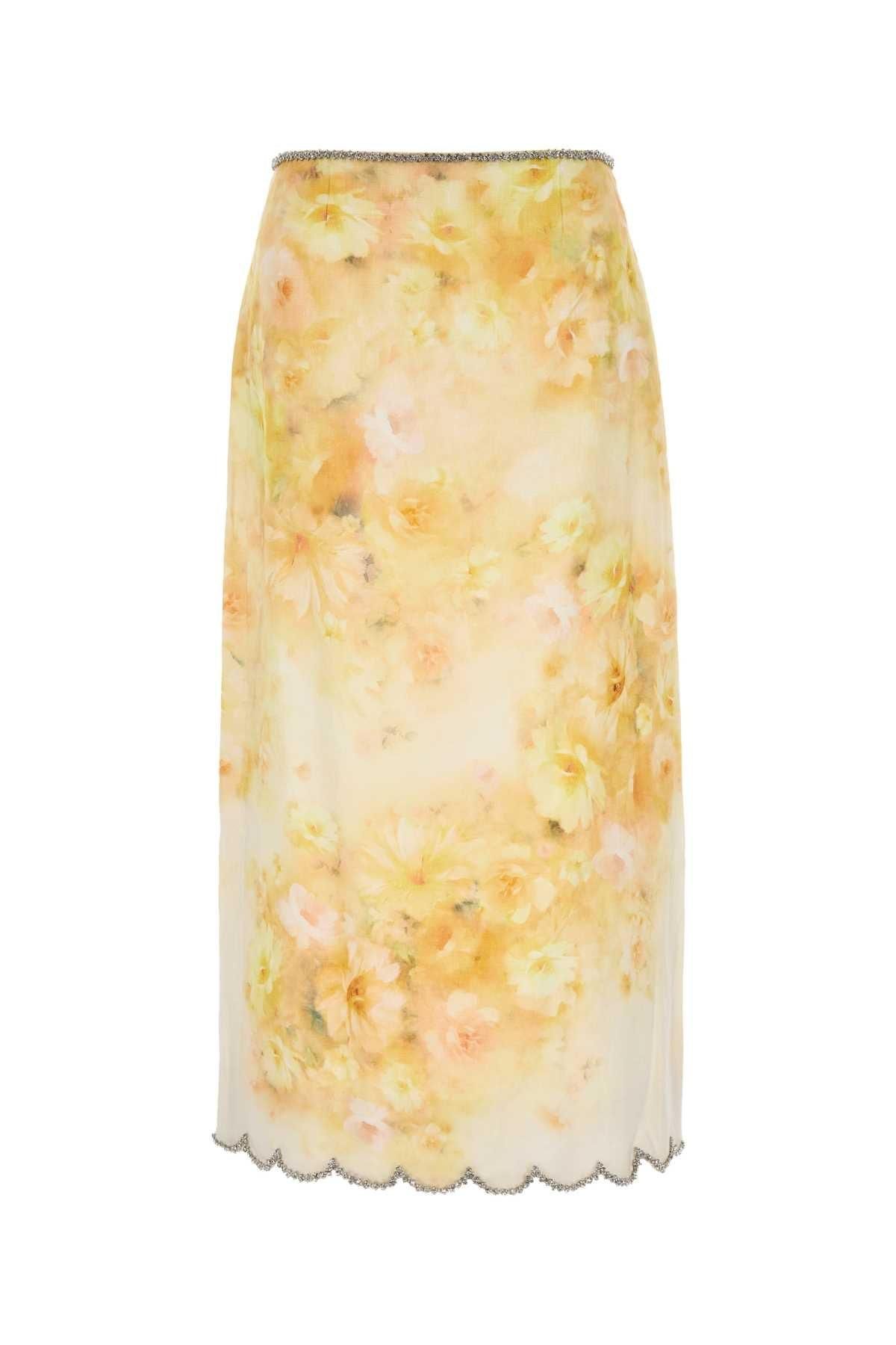 スカート ZIMMERMANN Woman Skirt Yellow Cream 1745SRS251 CRM Women's Zimmermann Skirts - up to −68% | Stylight