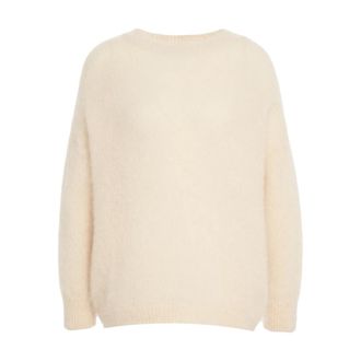 Kaos Kaos, Dames, Truien, Beige, Maat: M Mohair