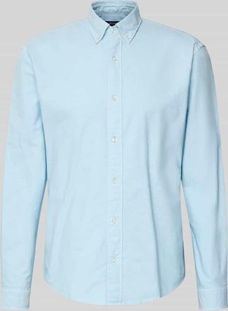 Mc Neal Freizeithemd mit Knopfleiste in Bleu, Größe XXL