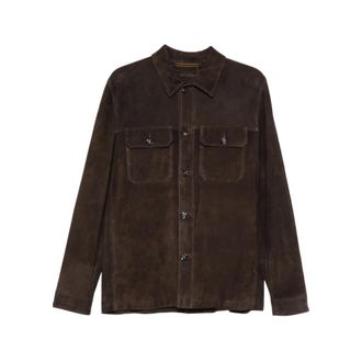 Moorer Leather Jackets, male, Brown, Size: 3XL Leather Jacket