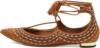 Aquazzura Sandali con suola piatta - Marrone