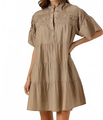 Sundays Armandine Mini Dress In Sundays Stone