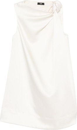 Eleh Asymmetric Neckline Mini Dress