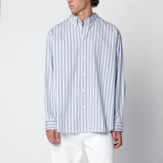 Loewe Camicia azzurra con motivo a righe
