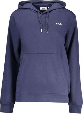 Fila Blauwe Organische Katoenen Dames Hoodie