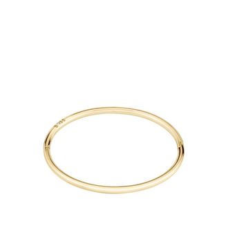 BOSS Gold-tone bangle with logo detail