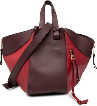 Loewe Pre-owned Loewe Small Bicolor Calfskin Hammock Bag Ladies 84U61E4JTJOIRDQS