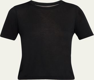 L'agence Remy Short-Sleeve Crewneck Tee