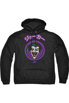 Gildan Batman Face Spiral Adult Pull Over Hoodie / Hooded Sweatshirt