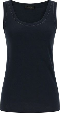 Fabiana Filippi Cotton Top Top Blu-Donna