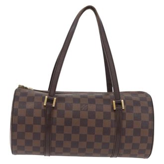 Louis Vuitton Papillon Handbag Monogram Canvas Brown Canvas Handbag (Pre-Owned)