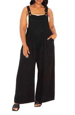 Buxom Couture Wide Leg Jumpsuit in Black at Nordstrom, Size 1 X