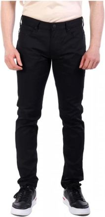 Emporio Armani Em 000121 Af 14122 Slim-fit Jeans - Heren - Slim Fit Broeken - Zwart - W34 - Katoen - Broeken