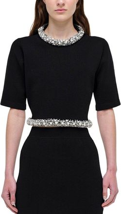 SIMKHAI Simkhai Ozelle Crewneck Top