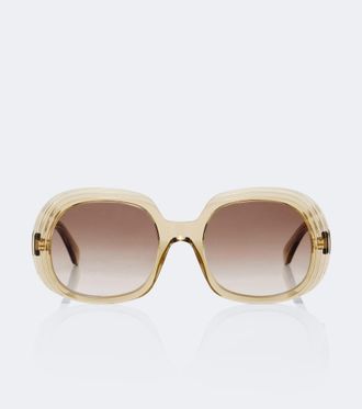Loewe Mini Anagram Steps round sunglasses