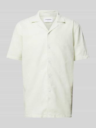 Lindbergh Lindbergh Regular Fit Freizeithemd aus Leinen-Baumwoll-Mix in Mint, Gr&ouml;&szlig;e XXL