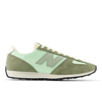 New Balance Unisex 471 en Verde, Cuero, Talla 37.5