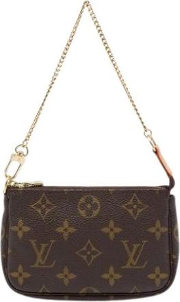 Louis Vuitton Pre-owned Mini Pochette Accessoires - Dames - Pre-owned - Bruin - Maat: ONE Size