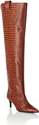 Philipp Plein Boots Low Heels Overknee Cocco Women in Brown at Nordstrom, Size 38