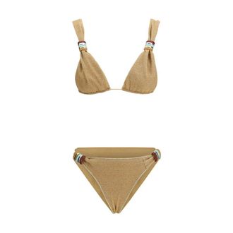 Os&eacute;ree Gouden Polyamide Bikini