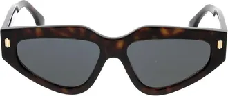 Fendi Zonnebril met uniek design - unisex - Zonnebrillen - Zwart - ONE Size - Accessoires