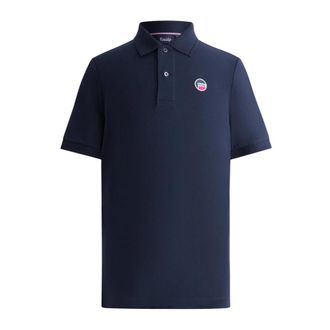 Fusalp Polo Shirts, male, Blue, Size: XS Elbin Short-Sleeve Polo Shirt