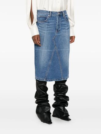 Alexander Wang Alexander Wang Womens Denim Skirt - Blue Cotton - Size 25 (Waist)