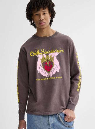 Obey Mens Soundscapes grpahic T-shirt