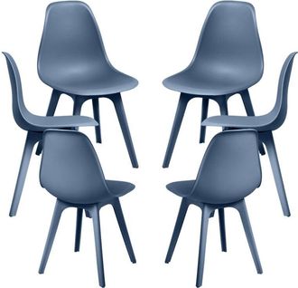 Regalos Miguel Regalos Miguel - Packs Sillas Comedor - Pack 6 Sillas Kelen Suprym - Azul Petr&oacute;leo