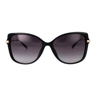 Michael Kors Athens Zonnebril - Dames - Accessoires - Zwart - Maat: 57 MM