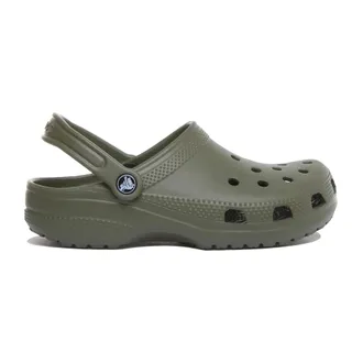 Crocs Classic Army Green Comfort Clogs - male - Crocs - Clogs - Green - 4 UK - Shoes