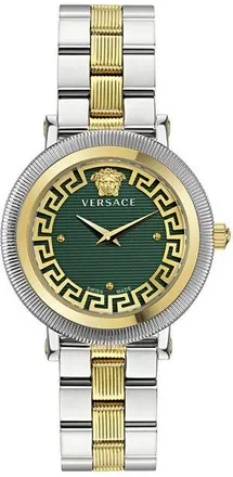 Versace Gray Stainless Steel Dress Womens Watch