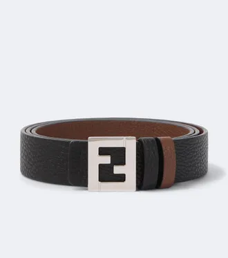 Fendi FF reversible leather belt