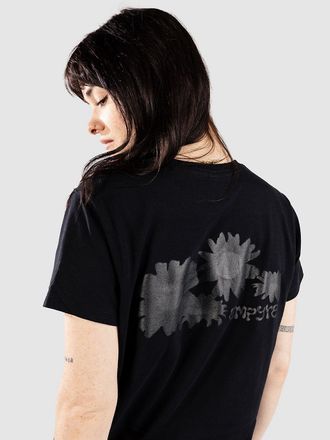 Empyre Grunge Flowers T-Shirt schwarz