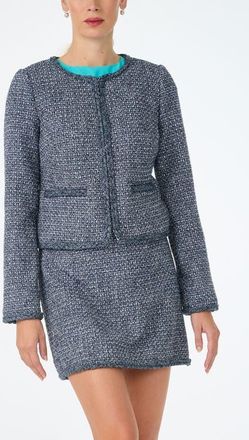 Trina Turk Kiui Tweed Blazer in Multi at Nordstrom, Size 14