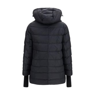 Herno Womens Black Polyester Full-Length Jacket Clothing