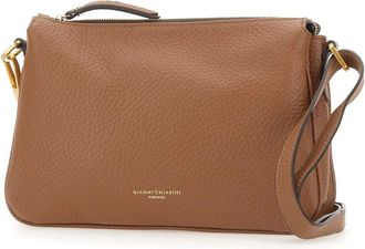 Gianni Chiarini Tassen, Dames, Bruin, ONE Size, Leer, Brooke Crossbody Bag