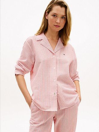 Tommy Hilfiger Camisa de pijama Essential mil rayas