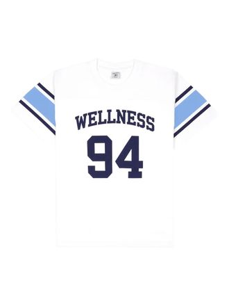 Sporty & Rich sleeve-stripe 94 tee - White