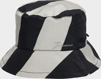 Jacquemus Men & apos;s Le Bob Baluchon Nylon Bucket Hat