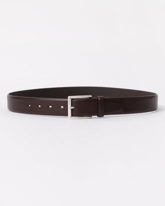 GANT Mens 274 Classic Belt in Dark Brown Leather - Size 36 (Waist)