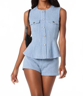 Astr Noa Vest In Blue