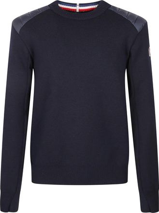 Moncler Sweatshirts - Heren - Ronde hals truien - Blauw - 2XL - Truien & Vesten