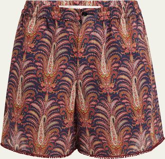 Valentino Garavani Mens Muslin Imaginaire Shorts