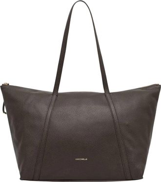 Coccinelle Nory Shopper Bag - unisex - Shoppers - Bruin - ONE Size - Katoen - Tassen