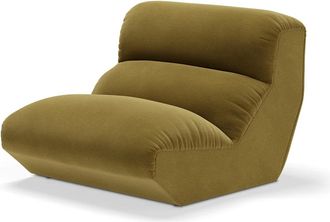 &tradition Hi Lo AV54 Einzelmodul, Sessel, gr&uuml;n (Stoff Kvadrat Mylla 0971)