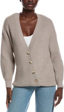 525 america Evelyn Asymmetrical Luxe Oversized Cardigan