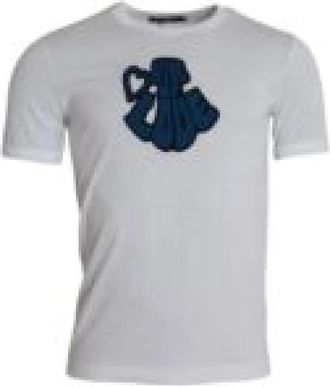 Dolce & Gabbana Love Appliqu TShirt - Heren - T-shirts - Wit - S - Katoen - Tops